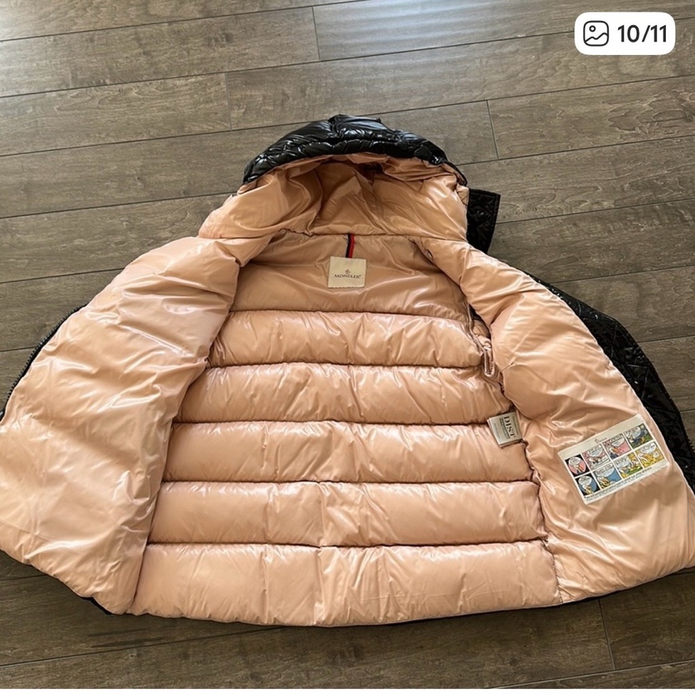 Pristine Moncler Liriope Giubbotto Down Jacket Pink Interior - Picture 3 of 14